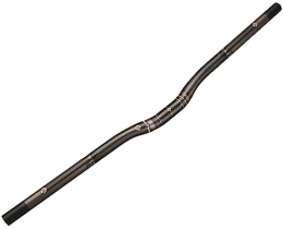 FukkeR Guidon VTT 31.8mm VTT Adulte Riser Bar Extra Long 720 / 740 / 760 / 780 / 800 / 820mm Ultra-Léger Guidon Carbone Rise 15mm Poignée Velo Route pour BMX DH XC AM (Color : Black, Size : 800mm)