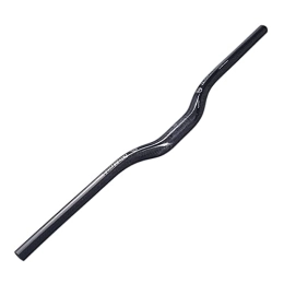 LHHL Guidon VTT 31.8mm VTT Riser Guidon Mountain Bicycle Guidon 580 / 600 / 620 / 640 / 680 / 700 / 740 / 760mm Guidon Velo Route Carbone Mountain Bicycle Guidon (Color : Black, Size : 640mm)