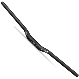 FukkeR Guidon VTT Bicyclette Riser Bar 31.8 600 / 620 / 640 / 660 / 680 / 700 / 720 / 740 / 760mm Guidon Velo Route Carbone Mountain Bicycle Rise 18mm Barre pour DH XC AM FR (Color : Black, Size : 620mm)