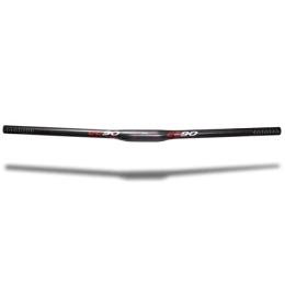 LHHL Guidon VTT Carbone Mountain Bicycle Guidon 31.8mm Downhill VTT Cintre Guidon 620 / 640 / 660 / 680 / 700 / 720mm VTT Guidon Plat Bar Extra Long for Le Vélo (Color : Black, Size : 720mm)