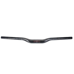 FukkeR Pièces de rechanges Cintre en Carbone Barre Riser Bar Rise 18mm Guidon extra long pour VTT vélo de descente DH XC AM FR 31.8mm 580 / 600 / 620 / 640 / 660 / 680 / 700 / 720 / 740 / 760mm (Color : Glossy black, Size : 620mm)