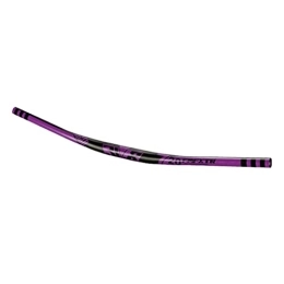 FAXIOAWA Pièces de rechanges Guidon de vélo de montagne 31, 8 * 720 / 780 mm Barre en alliage d'aluminium extra longue 18 mm de hauteur Guidon VTT DH / XC / AM Guidon de vélo (Color : Purple, Size : 720mm)