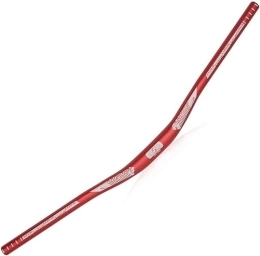 tylxayoxa Pièces de rechanges Guidon De Vélo De Route En Alliage D'aluminium, 720 / 780mm, 31.8mm, Vtt, VTT, En Forme D'hirondelle, For La Descente Et L'enduro (Color : Red, Size : 720mm*25mm)
