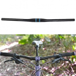 Guidon de vélo, guidon de vélo de route en fibre de carbone durable de haute résistance, fabrication exquise, robuste pour la compétition d'entraînement pour le(Etiquette bleue droite 640*31.8mm)