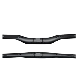 SLIMPC Pièces de rechanges Guidon de vélo vtt en Fiber de carbone, élévateur / guidon plat for tige 31.8mm, noir mat brillant (Color : Flat Handlebar 700mm)