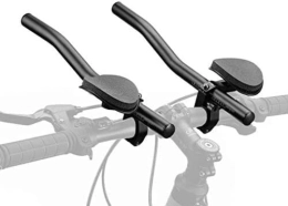 WLKY Pièces de rechanges Guidon TT en alliage d'aluminium pour vélo Aero Bars Accoudoir de triathlon Relaxlation Guidon pour VTT, vélo de course et VTT