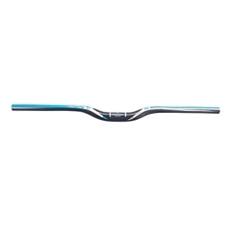 LHHL Guidon VTT Guidon Velo Route Carbone Mountain Bicycle Guidon 31.8mm VTT Riser Guidon Mountain Bicycle Guidon 580 / 600 / 620 / 640 / 660 / 680 / 700 / 720 / 740 / 760mm (Color : Blauw, Size : 600mm)