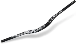 ESASAM Pièces de rechanges Guidon vtt descente Extra long hirondelle hauteur 30mm guidon VTT descente en aluminium (Color : Black, Size : 720mm)