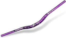 TIST Pièces de rechanges Guidon vtt descente Extra long hirondelle hauteur 30mm guidon VTT descente en aluminium (Color : Purple, Size : 720mm)