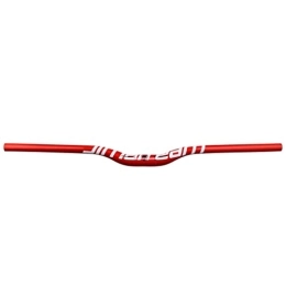 FAXIOAWA Pièces de rechanges Guidon VTT en Fibre de Carbone 31, 8 mm Guidon Riser VTT 580 / 600 / 620 / 640 / 660 / 680 / 700 / 720 / 740 / 760 mm Barre de vélo Extra Longue Rouge (Color : Red 580mm)