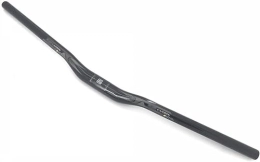 TIST Pièces de rechanges Guidon VTT en fibre de carbone noire 700 mm Guidon VTT 31, 8 mm Extra Long Riser