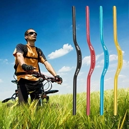 LENSHAO Pièces de rechanges LENSHAO Guidon de VTT robuste en alliage d'aluminium pour vélo de route (couleur : Biack)