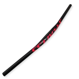 LHHL Guidon VTT LHHL Guidon Vélo Guidon VTT Riser Guidon 31.8mm Guidon Velo Carbone 680 / 700 / 720 / 740 / 760mm Mountain Downhill VTT Cintre (Color : Rot, Size : 740MM)