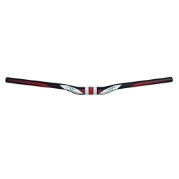 LHHL Guidon VTT Mountain Bicycle Guidon 31.8mm VTT Riser Guidon 600 / 620 / 640 / 660 / 680 / 700 / 720mm Guidon Velo Route Carbone Mountain Bicycle Guidon (Color : Rot, Size : 680mm)