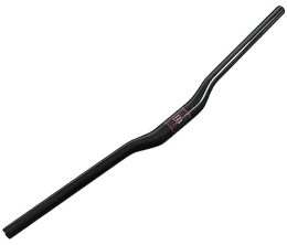 FukkeR Pièces de rechanges VTT Riser Bar Carbone 31.8mm Ultra-Léger Guidon 720 / 740 / 760 / 780 / 800 / 820 Extra Long Poignée Velo Route Rise 15mm pour BMX DH XC AM (Color : Black, Size : 740mm)