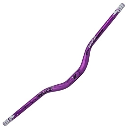 FukkeR Pièces de rechanges Vélo Riser Bar montagne Stangen Extra Long 780mm pour DH XC AM FR Barre VTT 31.8mm Rise 70mm Guidon de Bicyclette Aluminium Alliage (Color : Purple, Size : 780mm)