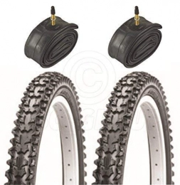 2pneus de vélo pneus de vélo-VTT-26x 26x 1,95-avec valve Presta tubes