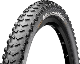 Continental Pneus VTT Continental Mountain King Bicycle Tire Unisex-Adult, Black, 26", 26 x 2.30