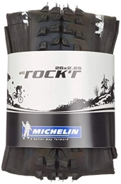 Michelin Pièces de rechanges Michelin Wild Rock'R , Pneu VTT, Tringle Souple, Tubeless Ready, Noir, 26 x 2.25