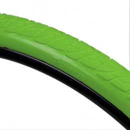 Tannus Tire Pneu Solide Airless 700x32c (32-622) Shield | Pneu Massif sans Air 100% Anti-crevaison Vélo de Ville/Trekking, Couleur Melon (Vert), Dureté Regular