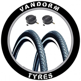 Vandorm Pneus VTT Vandorm Road Runner 26" x 1, 50" 40-559 (Paire) et Tubes Schrader – P193 x 2