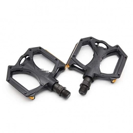 AQNPYR Pédales VTT AQNPYR Pedal M195 Aluminum Alloy MTB Bike Pedals 2DU Bearing Ultralight Pedal Mountain Bicycle Parts with Reflector