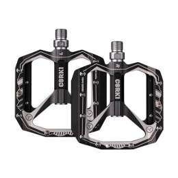 Corki Cycles Extra Large Mountain Bike Pedals Flat, Aluminum Alloy MTB Pedals, Wide Platform Pedals 9/16