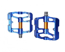 G.Z Pièces de rechanges G.Z Bicycle Pedals, New Aluminum Alloy Pedals, Bearing Pedals for Mountain Bikes and Road Bikes, Ultra-Strong CNC Machined 3-Axis, Suitable for BMX MTB Road Bike 9 / 16, Blue Gold