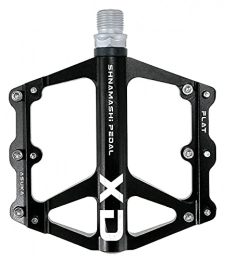 JTXQSI Pédale de VTT de Montagne, Pédale de la pédale de vélo de Montagne antidérapante (Color : XD Black)