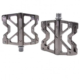 Lidada Pédales VTT Lidada VLo VLo PDales Alliage D'Aluminium PDales PDales Universelles 3 Roulements VLo PDales Ultra Scell Plates-Formes Plateforme pour 9 / 16 VTT BMX Route Mountain Bike, Silver