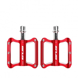 YDWL Pièces de rechanges Mountain bike pedal road bicycle pedal bicycle pedal bearing Pelin anti-skid foot stare-red