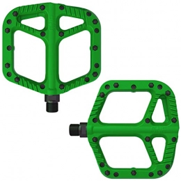 OneUp Components Pédales plates composites pour VTT – Vert/léger Nylon Fibre de verre VTT Trail Off Road Pin Dirt Jump Enduro Cyclisme Downhill Grip Ride Plateforme 9/16