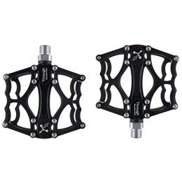 sakulala 1 Pair Non-Slip Mountain Bike Pedals 9/16 inch Universal Ultra Light Bicycle Pedals for Mountain Road Bike