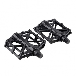 Silverfer Pédales VTT Silverfer Pair Ultralight Aluminum Alloy Bicycle Pedals Mountain Bike Pedal MTB Road Cycling Riding Alloy Wellgo Pedal Treadle Black