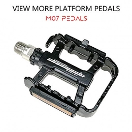SZJ Pdales de vlo Mountain Bike Aluminium pdales Large antidrapant Pieds Route pdales Montagne vlo Route vlo Fixe Gear vlo scell roulement pdales