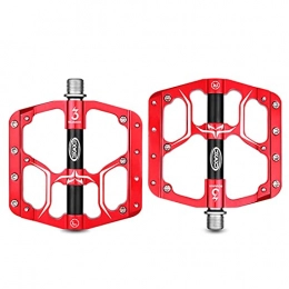 XYXZ Pièces de rechanges XYXZ Bicycle Platform Flat Pedal Wide Flat Mountain Road Cycling Bicycle 3 Sealed Bearings 9 / 16In Aluminum Ultralight Bike MTB Pedal