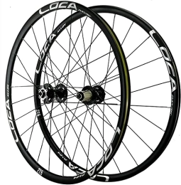 SJHFG Pièces de rechanges Wheelset Ensembles de Roues à vélo de Montagne 26 / 27, 5 / 29 Pouces, Double Mur VTT Rim Bike Release Disc Frein Roue arrière 7 / 8 / 9 / 10 / 11 / 12 Speed Road Wheel (Color : Black, Size : 27.5inch)