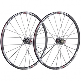 ZHTY Pièces de rechanges ZHTY Mountain Bike Wheelset Bicycle Wheels Double Wall Alloy Rim Carbon Drum F2 R5 Palin Bearing Quick Release Disc Brake 24H 11 Speed ​​1820g