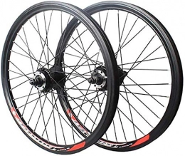 ZKORN Pièces de rechanges ZKORN Bicycle Accessories， 20X1.5 / 1.75 / 1.95 / 2.0 / 2.125 inch Bicycle Wheel Set, Silver Rear Mountain Bike Wheel Does Not Include Flywheel