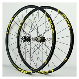 ZNND Roues VTT ZNND Mountain Bike Wheelset 26 / 27, 5 / 29 Pouces Ultra-léger en Alliage d'aluminium de vélos Roue de vélo Jeu de disques de Frein 6 Cliquet QR 24H 8-12 Vitesse (Color : A, Size : 26in)