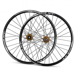 ZYHDDYJ Pièces de rechanges ZYHDDYJ Ensemble de roues de vélo de montagne en alliage d'aluminium avec moyeu et frein à disque 7-11S cassette de 66 cm, 79, 5 cm et 73, 3 cm (couleur : or, taille : 73, 8 cm)