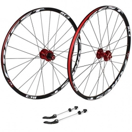Zyy Roues VTT zyy 27.5inch Cyclisme Roues, Double vélo VTT Mur Rim Quick Release V-Brake Hybride / Trou Disque 7 8 9 10 Vitesse 100mm (Color : C, Size : 26inch)