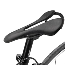 5 selles vélo en fibre carbone - Siège vélo léger et confortable - Accessoires vélo pour homme et femme - Coussin selle cyclisme absorbant les chocs pour vélos route et VTT