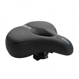 Allowevt Bike Saddle Replacement Unisex Bike Bicycle Extra Comfort Gel, Bike Seat-Selle Vélo VTT Respirant Selle Vélo en PU Cuir,Saddle Seat with Reflective Strip for MTB Suitable
