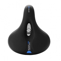ampusanal Sièges VTT ampusanal Bike Saddle Replacement Unisex Bike Bicycle Extra Comfort Gel, Bike Seat-Selle Vélo VTT Respirant Selle Vélo en PU Cuir, Saddle Seat with Reflective Strip for MTB excellently