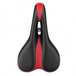 Bicycle seat comfortable saddle riding dead fly high rebound seat cushion(Black, Red)