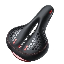 BADALO Pièces de rechanges Coussin de siège de VTT Ultra-léger for Hommes et Femmes VTT Route Coussin de siège Doux Respirant Housse de siège 3D Accessoires de vélo (Color : Black Red)