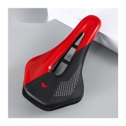 BADALO Pièces de rechanges Coussin de siège de VTT Ultra-léger for Hommes et Femmes VTT Route Coussin de siège Doux Respirant Housse de siège 3D Accessoires de vélo (Color : Red)