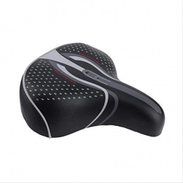 HZQ&HCHC Sièges VTT HZQ&HCHC Selle De Vlo High Elasticity Leather Bike Saddle Thicken Wide Soft Saddles Cycling Mountain Road Bike Seat Accessoires Skidproof Bicycle Seat