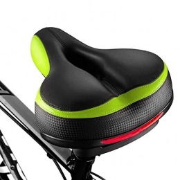 KDHJY Mountain Bike Pro Seat VTT Selle Grand Confort Souple Coussin vélo Siège rembourré Hommes Selle vélo PU Cuir vélo Selle (Color : Green)